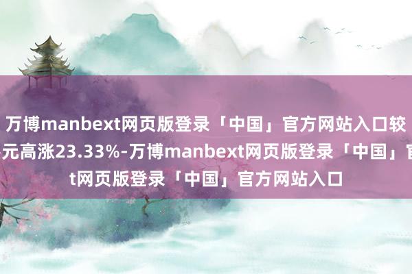 万博manbext网页版登录「中国」官方网站入口较招股价7.8港元高涨23.33%-万博manbext网页版登录「中国」官方网站入口